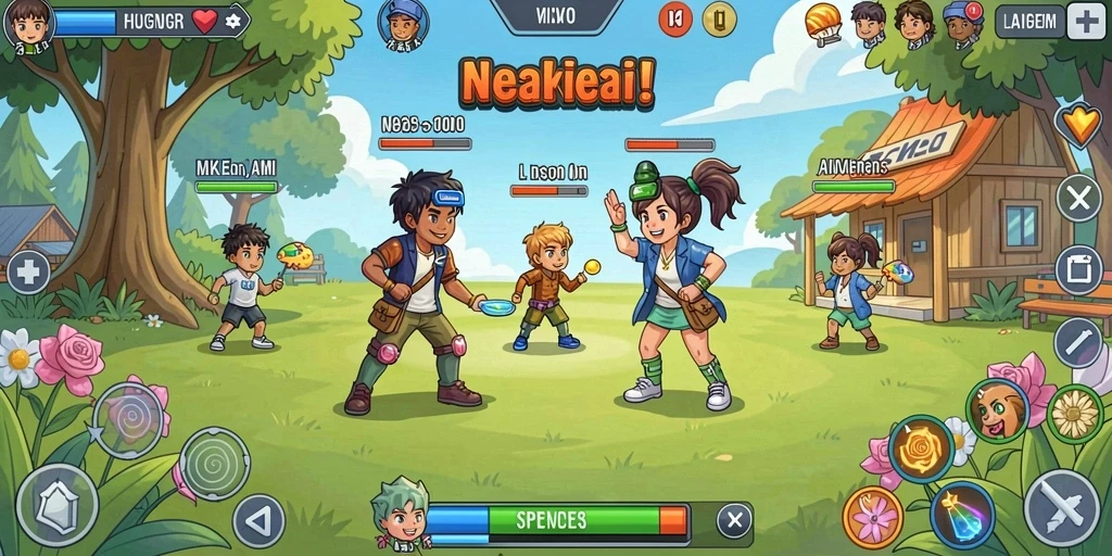 rubah4d - Screenshot dari mode permainan kompetitif yang seru.
